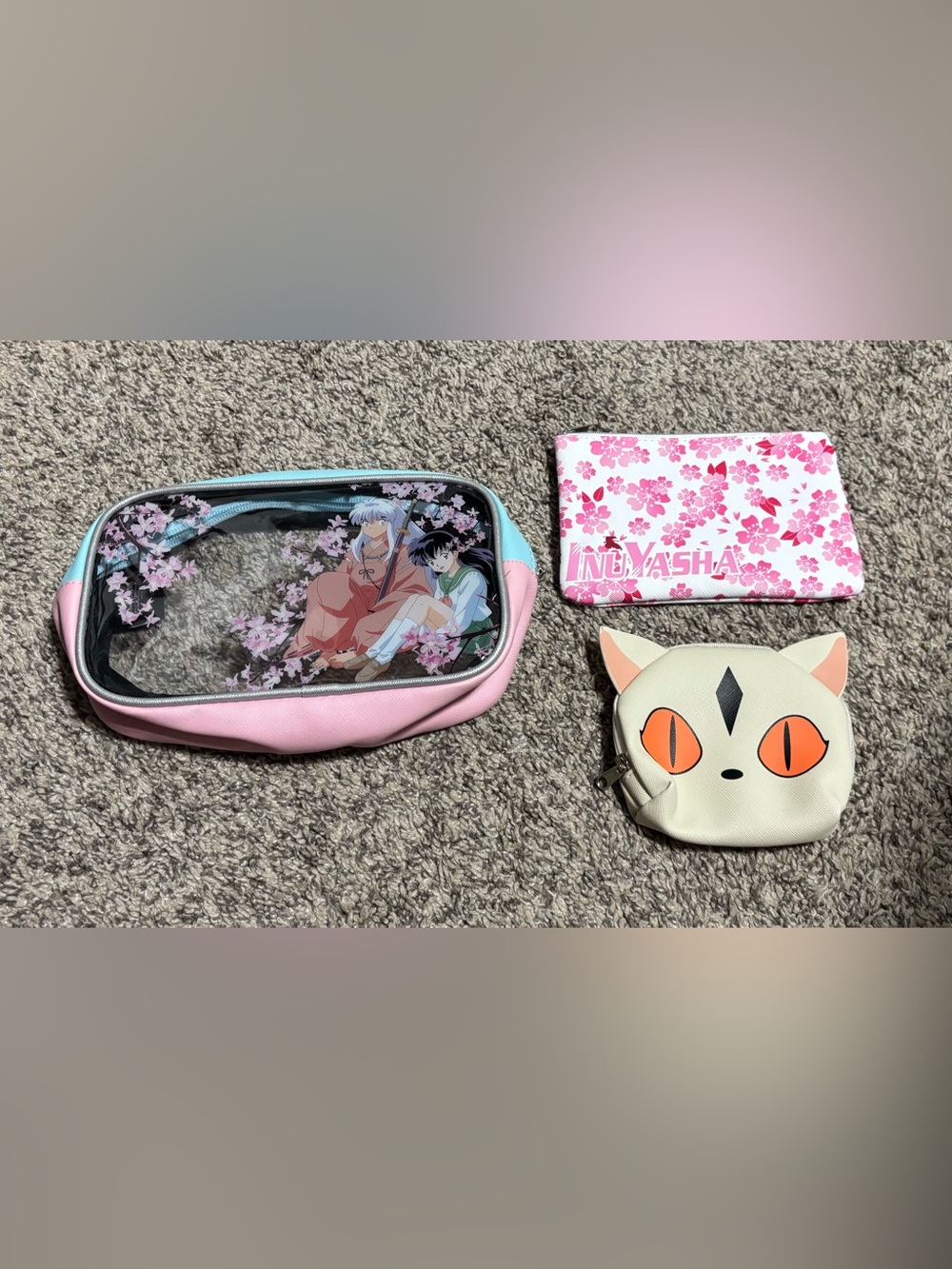 In Yasha - 3 zippered pouches - All new without tags